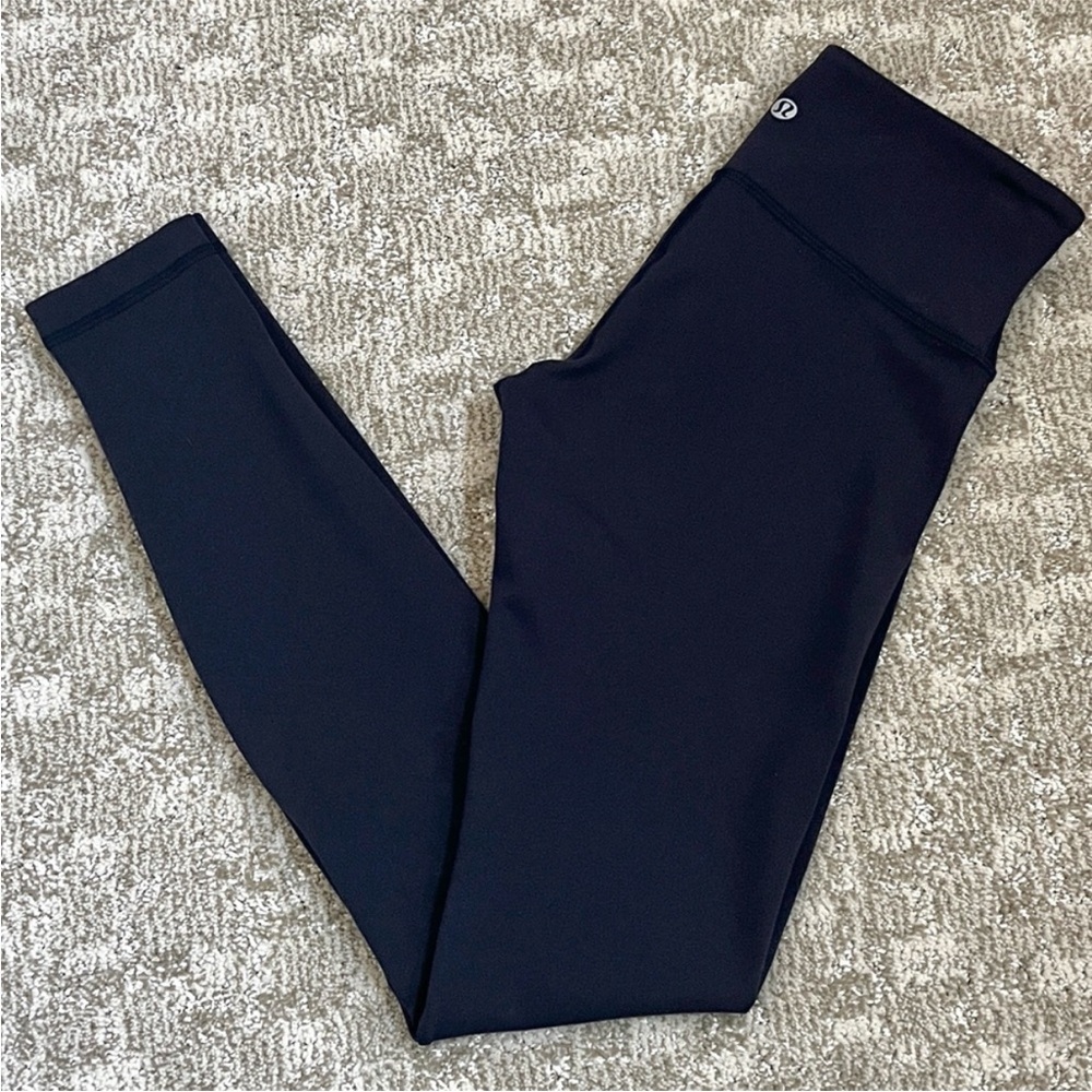 Lululemon Women’s Midnight Navy Wunder Under Low-Rise Tight (Full-On Luon)—4 - Picture 2 of 10